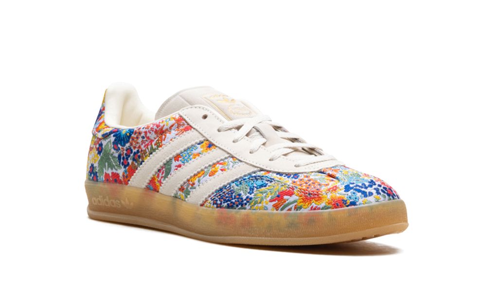 Adidas Gazelle Indoor Liberty London Floral Embroidery Adidas Gazelle Indoor Core Black Keesef