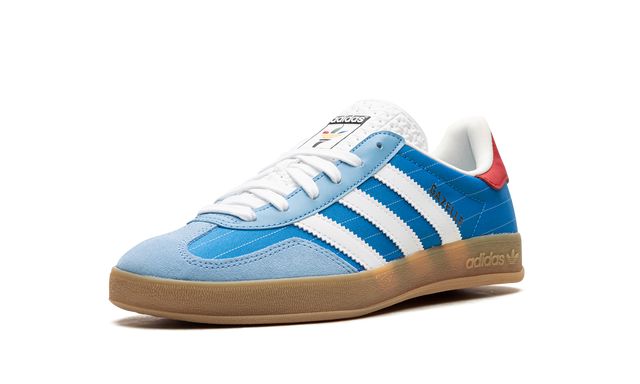 Adidas Gazelle Indoor Paris Olympics Blue Adidas Gazelle Indoor Core Black Keesef