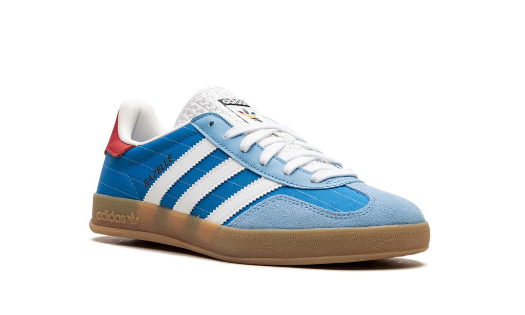 Adidas Gazelle Indoor Paris Olympics Blue Adidas Gazelle Indoor Core Black Keesef