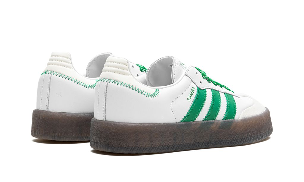 Adidas Sambae Cloud White Green Adidas Samba Vegan Keesef
