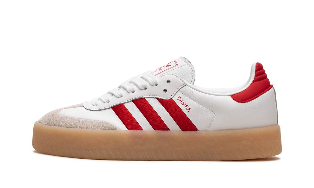 Adidas Sambae White Better Scarlet Gum Adidas Samba Vegan Keesef