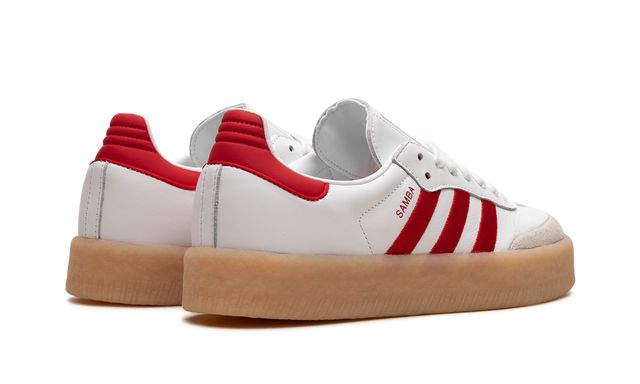 Adidas Sambae White Better Scarlet Gum Adidas Samba Vegan Keesef