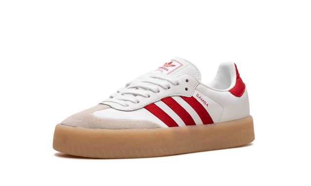 Adidas Sambae White Better Scarlet Gum Adidas Samba Vegan Keesef