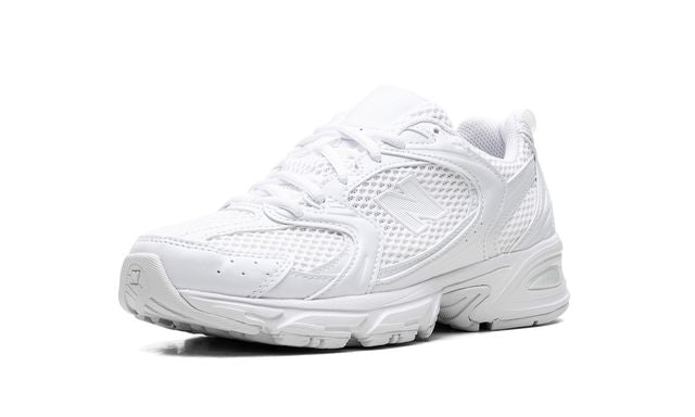 New Balance 530 Triple White New Balance 530 White Silver Navy Keesef