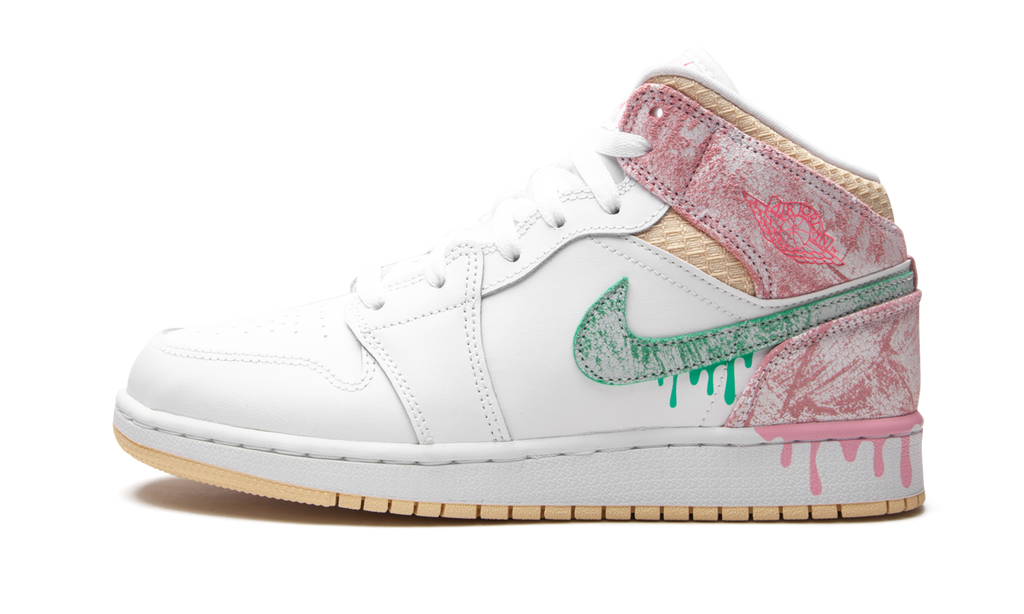 Jordan 1 Mid Paint Drip