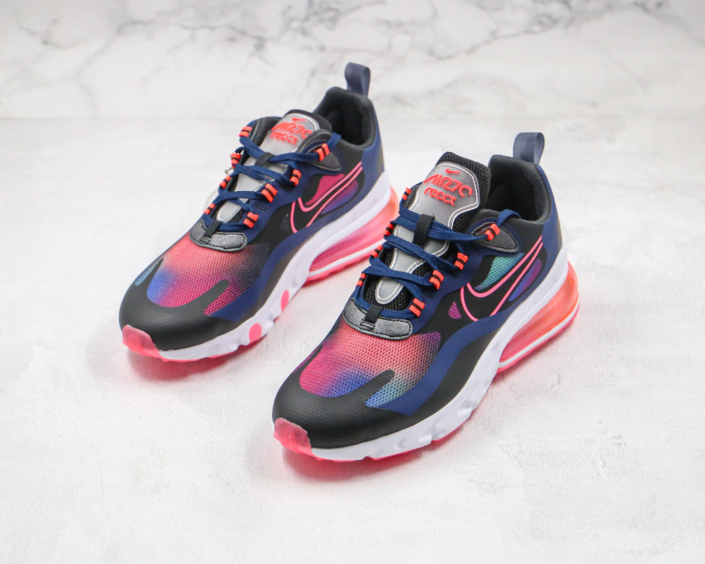 Nike Air Max 270 React Midnight Navy Hyper Pink