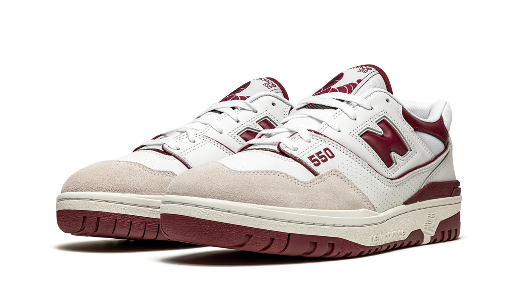 New Balance 550 Sea Salt Burgundy