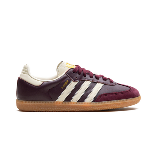 Adidas Samba OG Maroon Gold Metallic