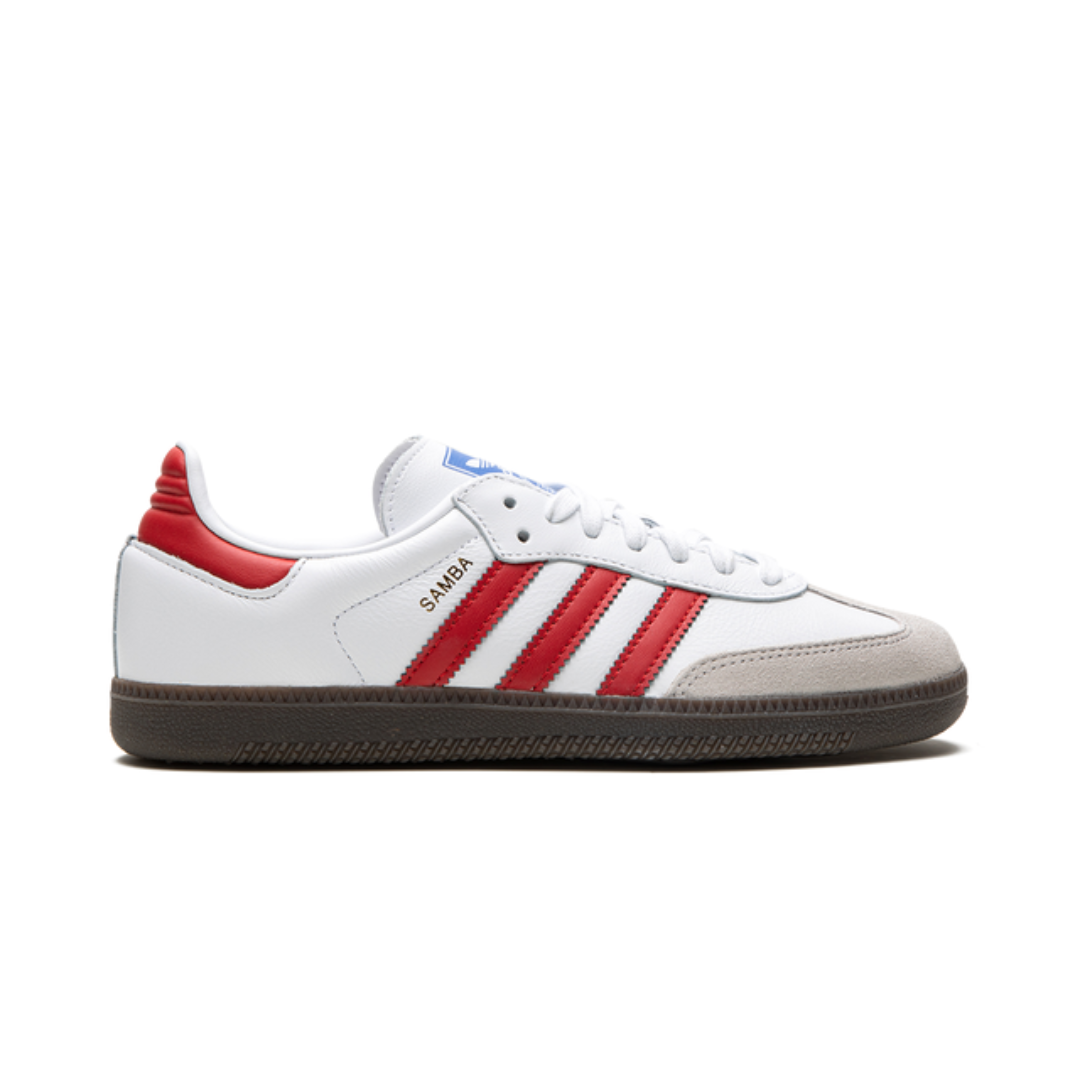 Adidas Samba OG White Scarlet