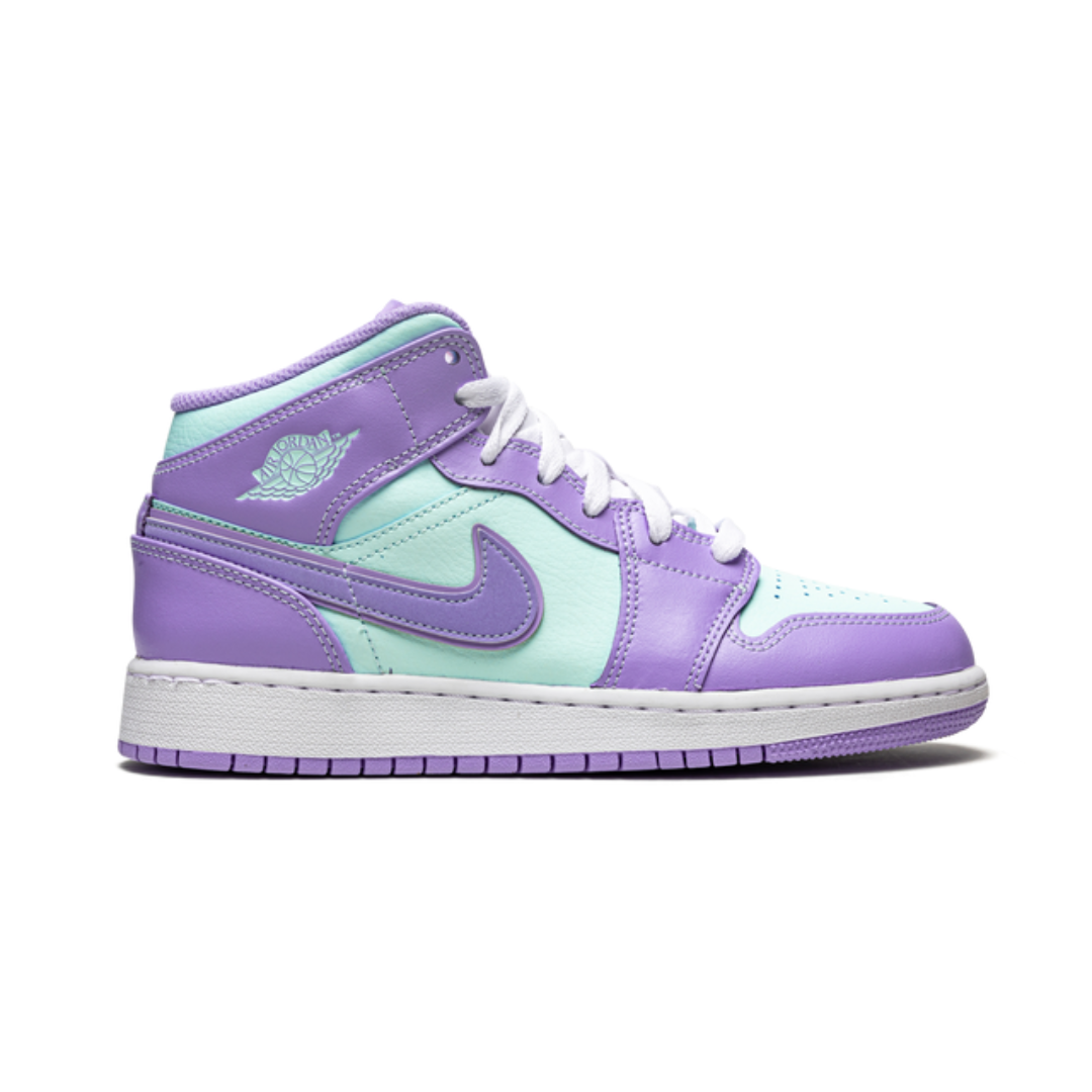 Jordan 1 Mid Purple Aqua