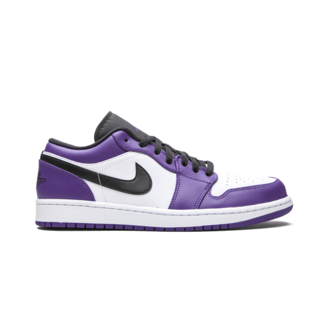 Jordan 1 Low Court Purple White