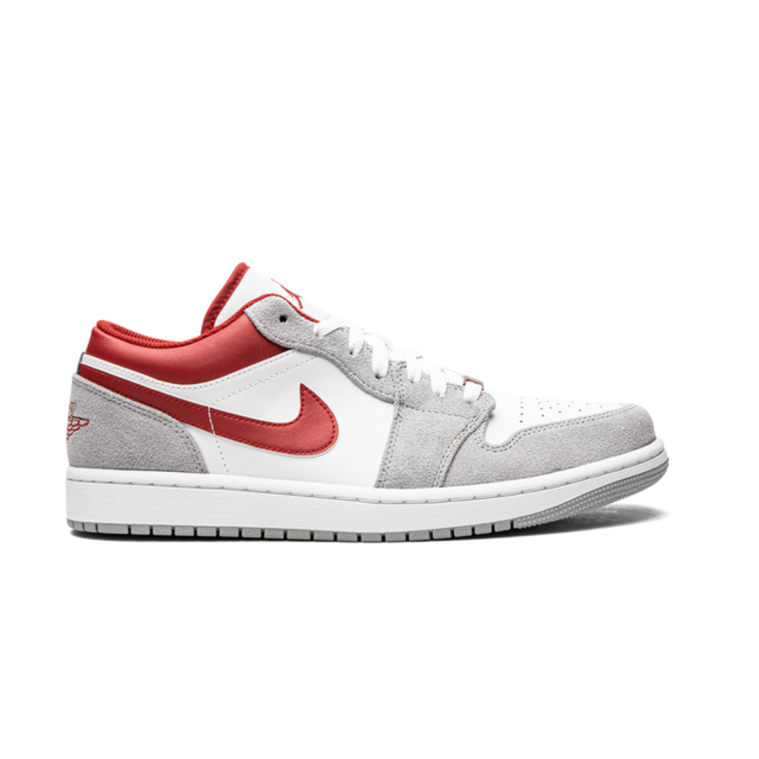 Jordan 1 Low SE Light Smoke Grey Gym Red