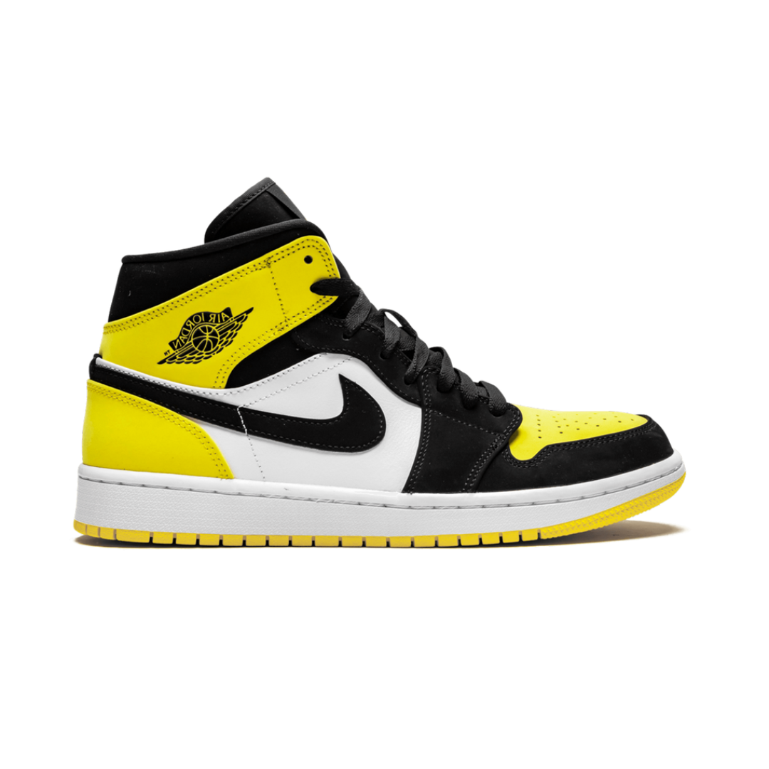 Jordan 1 Mid Yellow Toe Black