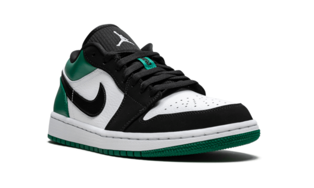 Jordan 1 Low White Black Mystic Green