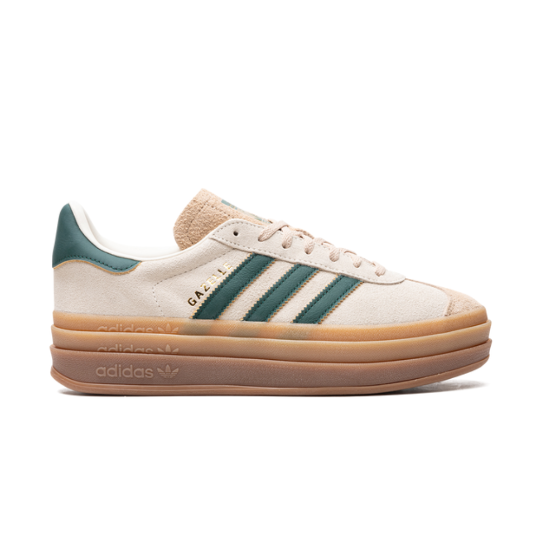 Adidas Gazelle Bold Magic Beige Collegiate Green