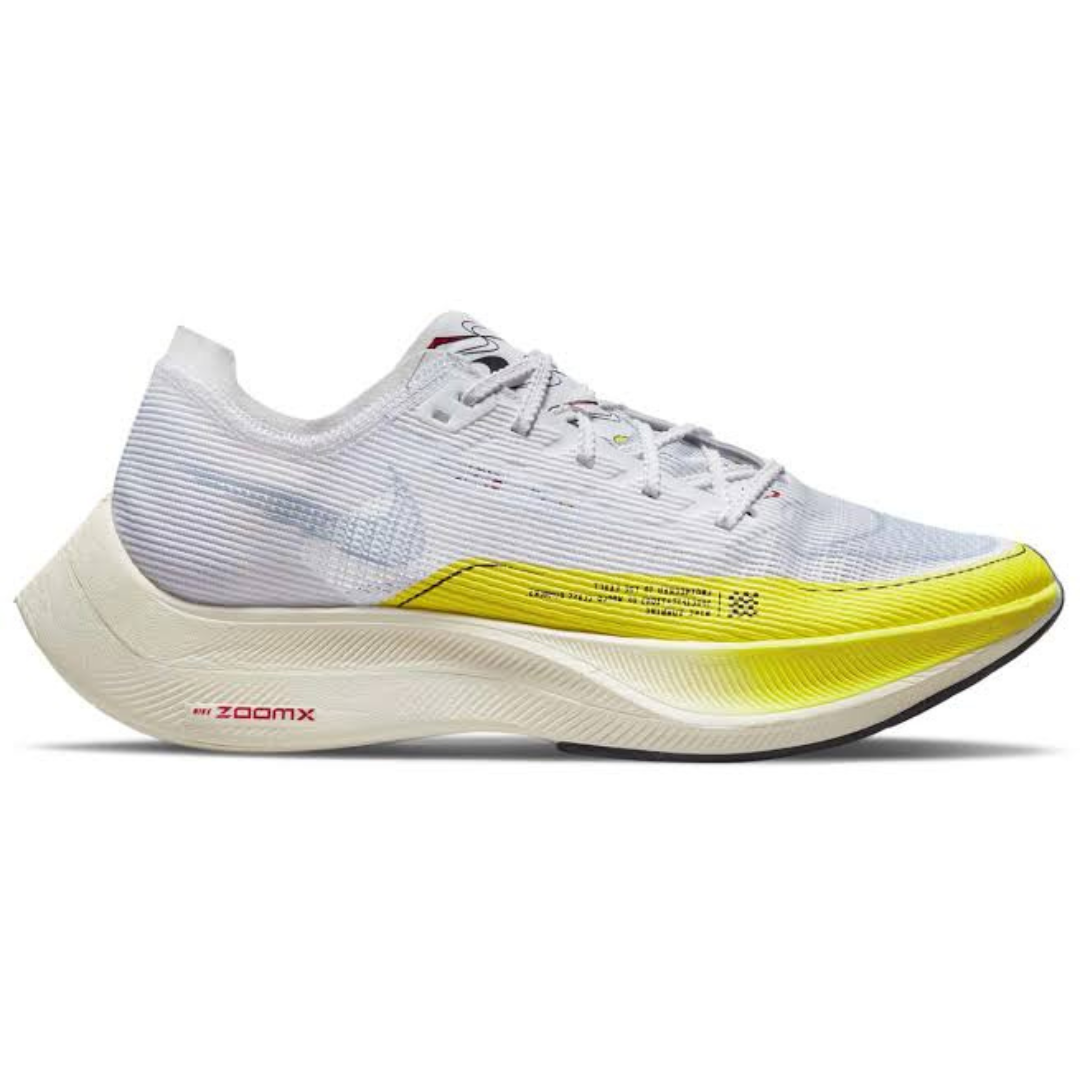 Nike ZoomX Vaporfly Next% 2 White Yellow Strike