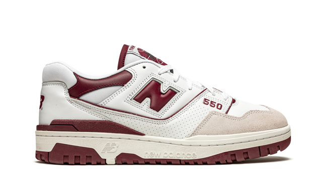 New Balance 550 Sea Salt Burgundy