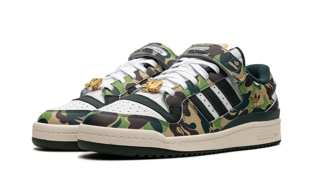 Adidas Forum 84 Low Bape 30th Anniversary Green Camo Keesef 