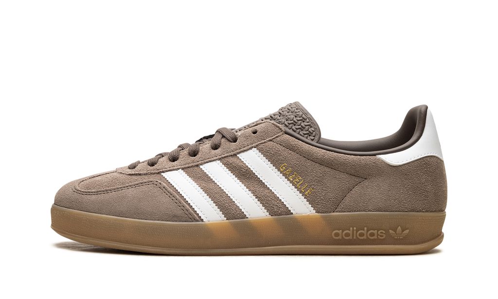 Adidas Gazelle Indoor Earth Strata White Gold Metallic Adidas Gazelle Indoor Core Black Keesef 