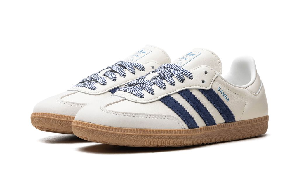 Adidas Samba Off White Dark Blue Keesef 