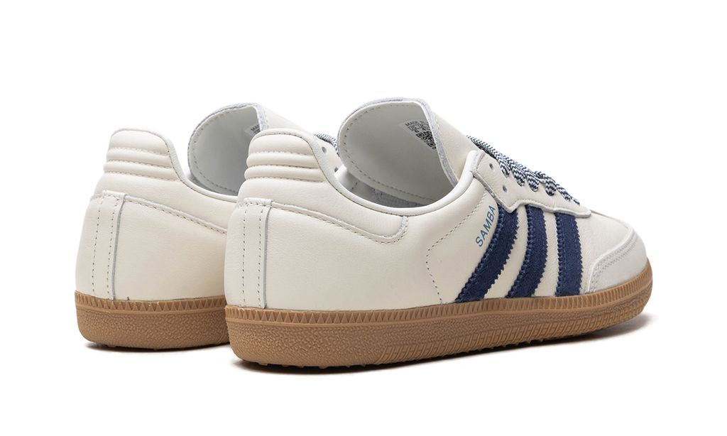 Adidas Samba Off White Dark Blue Keesef 