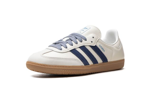 Adidas Samba Off White Dark Blue Keesef 