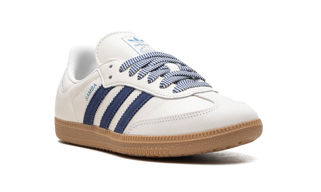 Adidas Samba Off White Dark Blue Keesef 