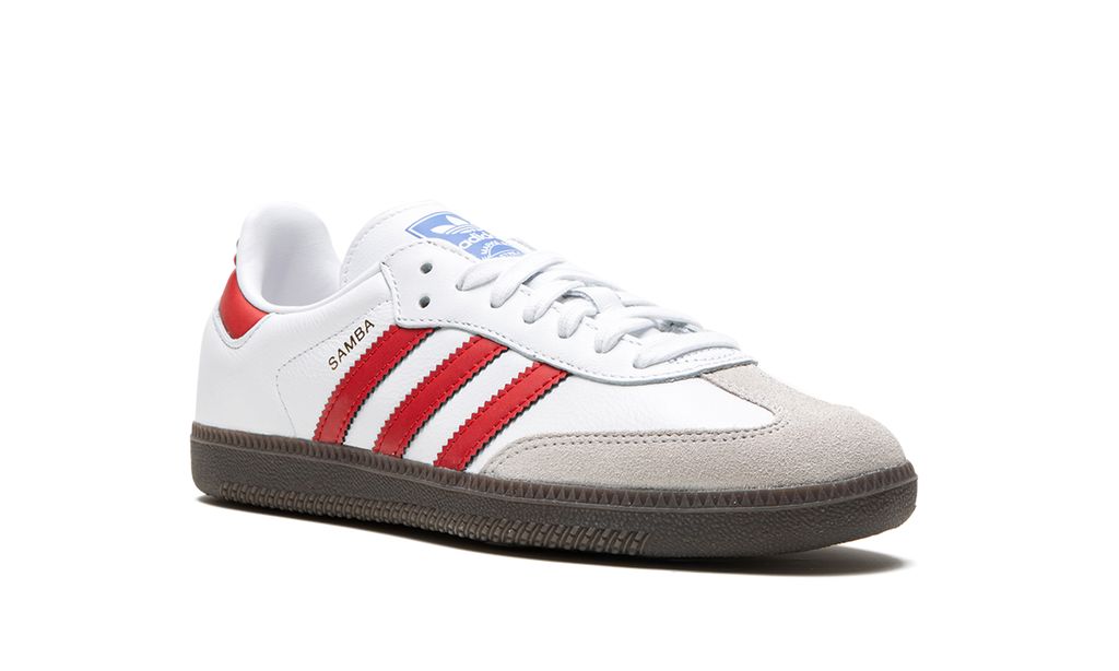 Adidas Samba OG White Scarlet Keesef 