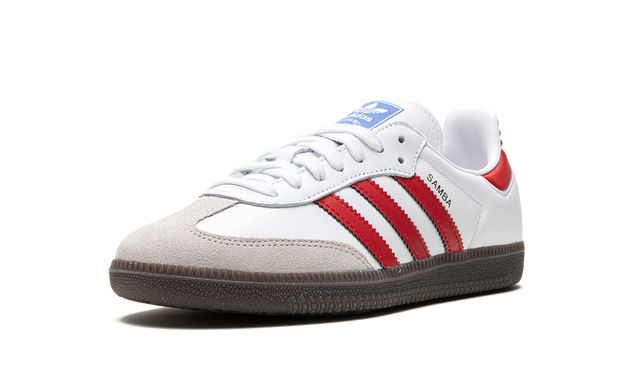 Adidas Samba OG White Scarlet Keesef 