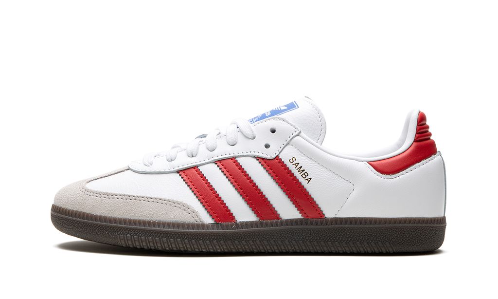 Adidas Samba OG White Scarlet Keesef 