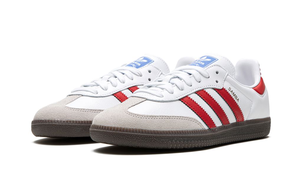 Adidas Samba OG White Scarlet Keesef 