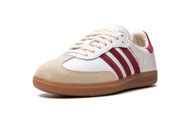 Adidas Samba Sporty & Rich White Core Burgundy Keesef 