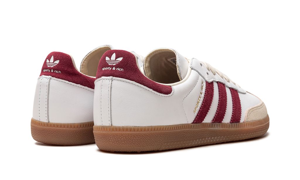 Adidas Samba Sporty & Rich White Core Burgundy Keesef 