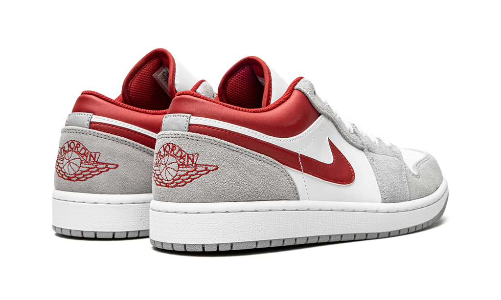 Jordan 1 Low SE Light Smoke Grey Gym Red