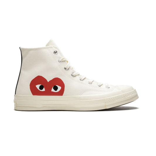 Converse Chuck Taylor All Star 70 Hi Comme des Garçons Play White Converse Chuck Taylor All Star 70 HiComme des Garçons Play White Keesef 