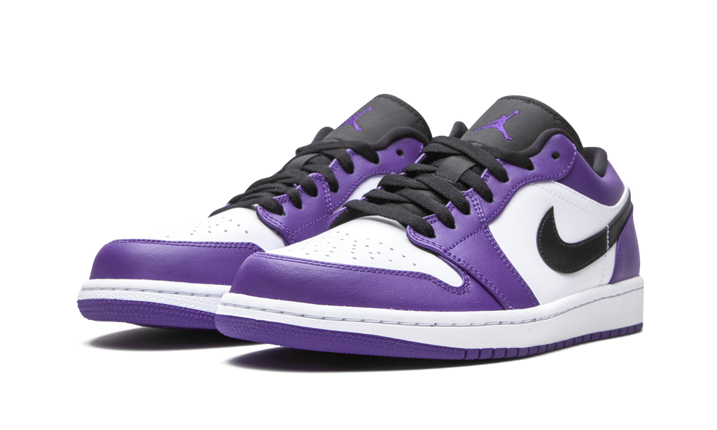 Jordan 1 Low Court Purple White