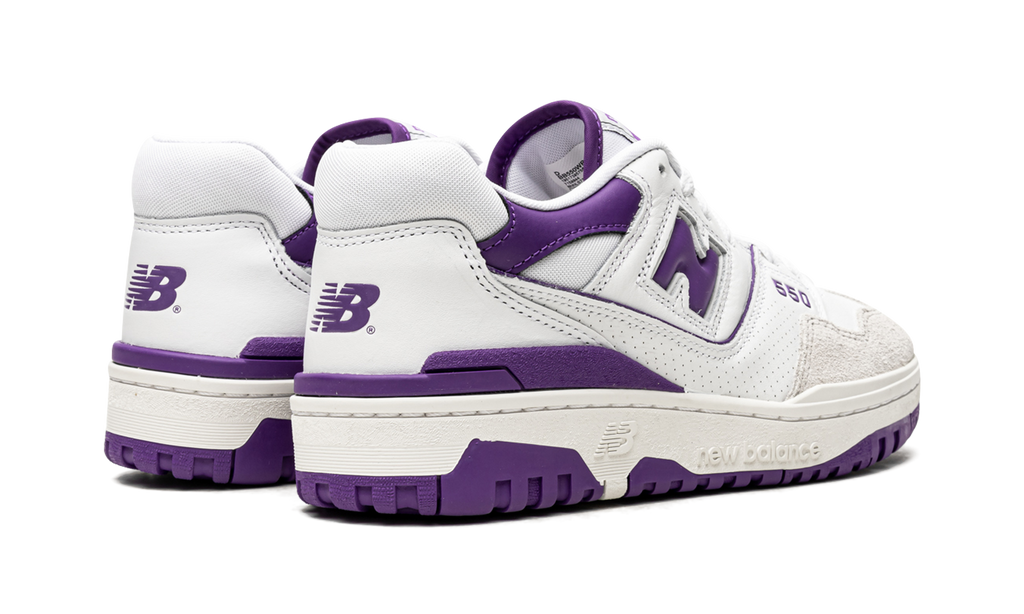 New Balance 550 Purple White