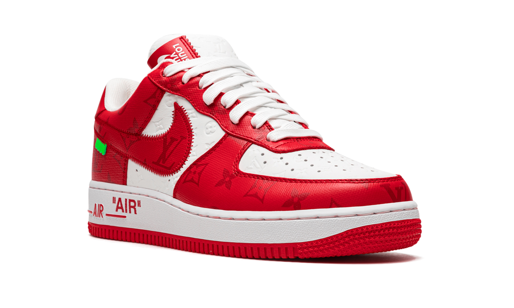 Air Force 1 Low Louis Vuitton By Virgil Abloh White Red