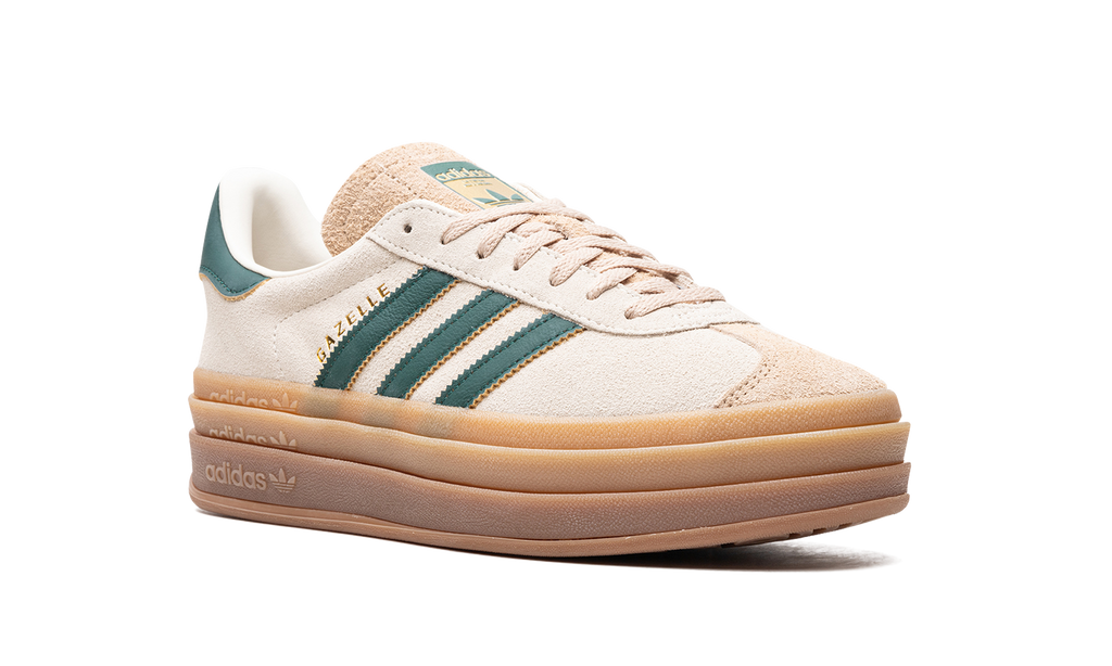 Adidas Gazelle Bold Magic Beige Collegiate Green