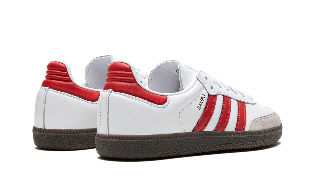 Adidas Samba OG White Scarlet