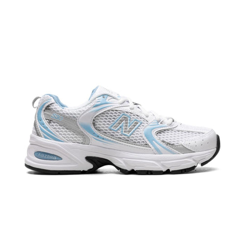 New Balance 530 Carolina New Balance 530 White Silver Navy Keesef 