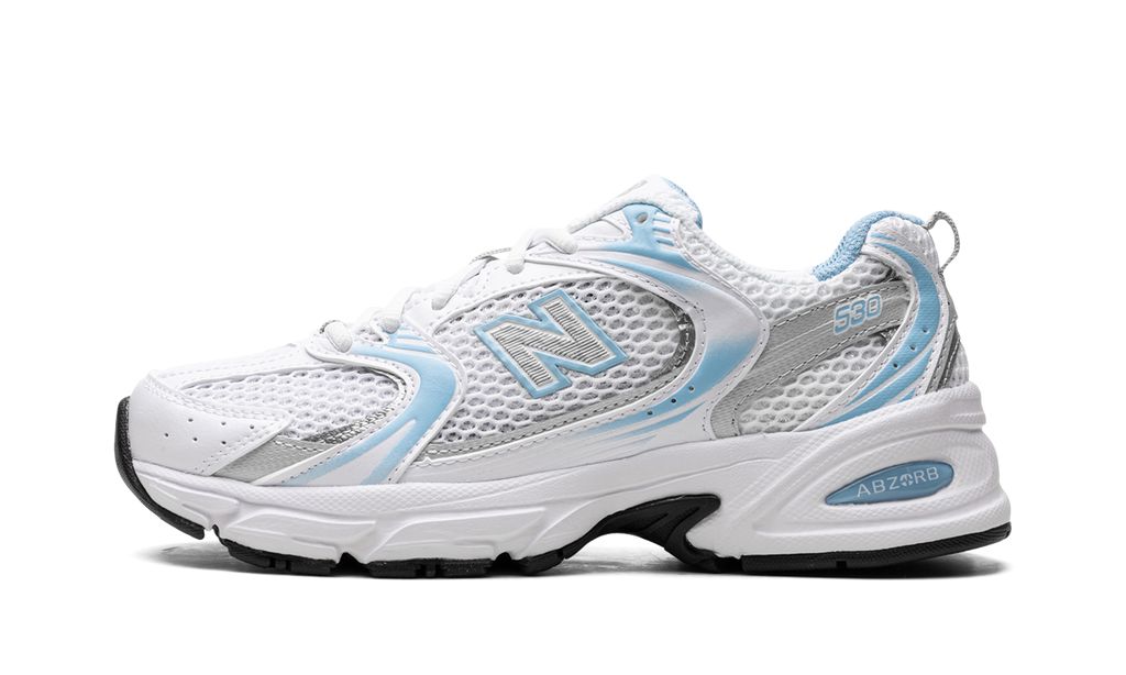 New Balance 530 Carolina New Balance 530 White Silver Navy Keesef 