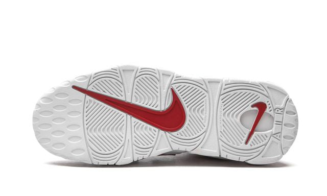 Nike Air More Uptempo White Varsity Red Outline Keesef 
