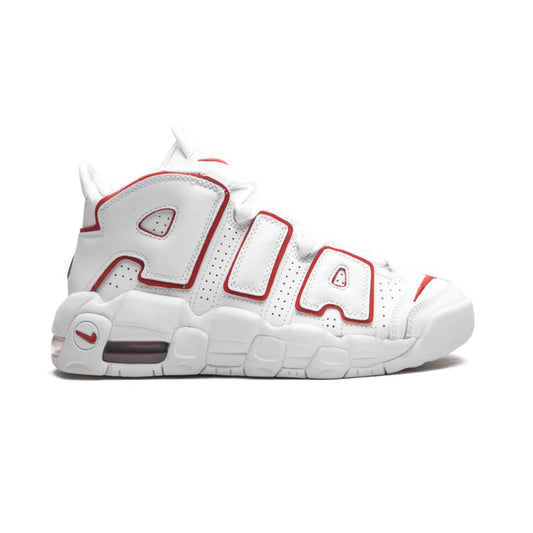 Nike Air More Uptempo White Varsity Red Outline Keesef 