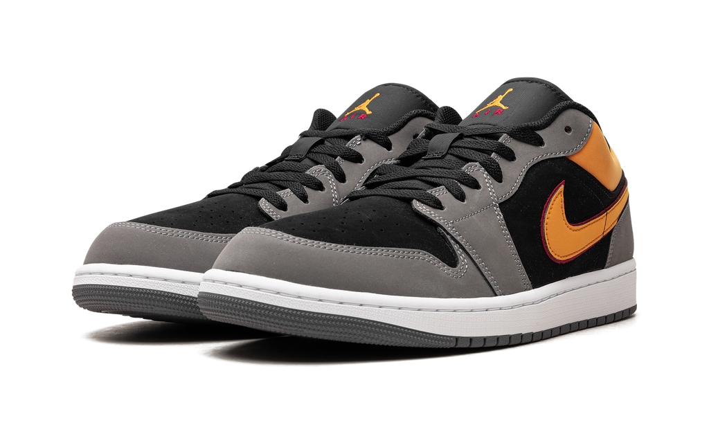 Jordan 1 Low Graphite Vivid Orange