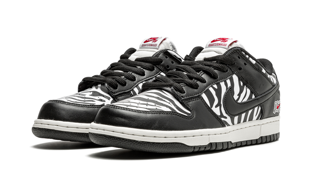 Nike SB Dunk Low Quartersnacks Zebra