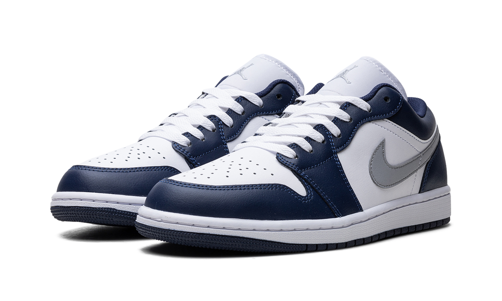 Jordan 1 Low Wolf Grey Midnight Navy