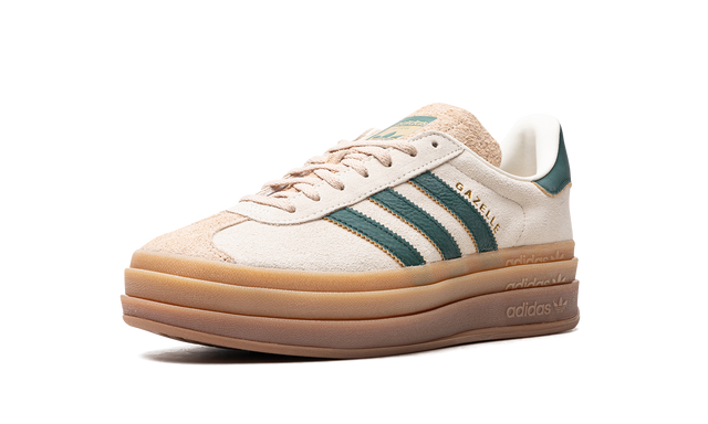 Adidas Gazelle Bold Magic Beige Collegiate Green