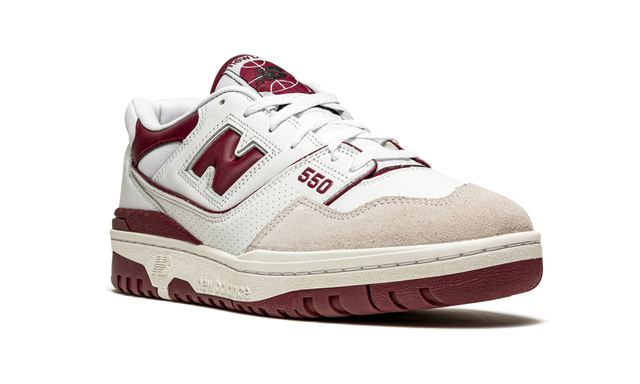 New Balance 550 Sea Salt Burgundy