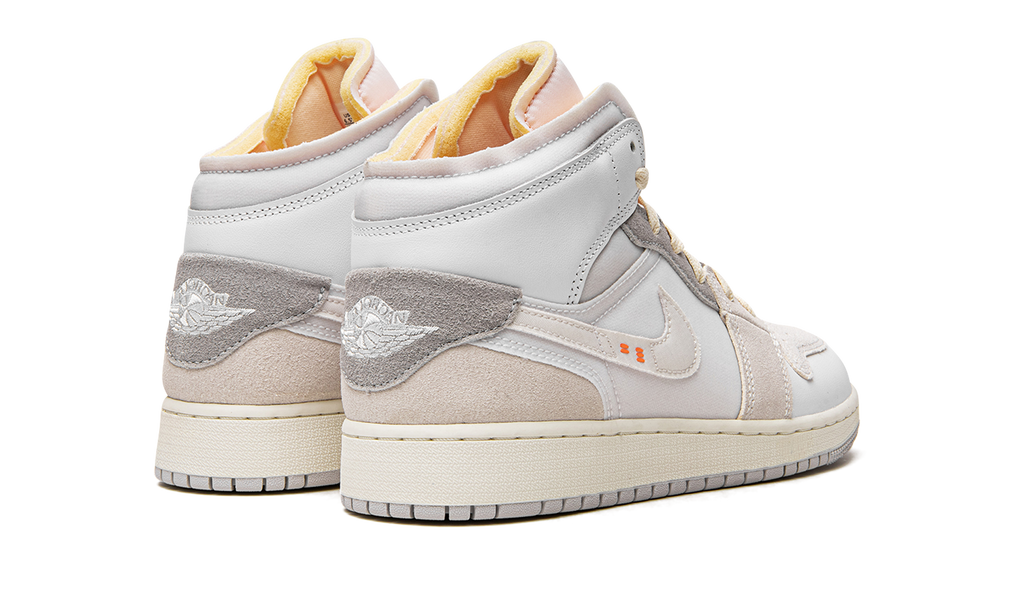 Jordan 1 Mid Craft Inside Out White Grey